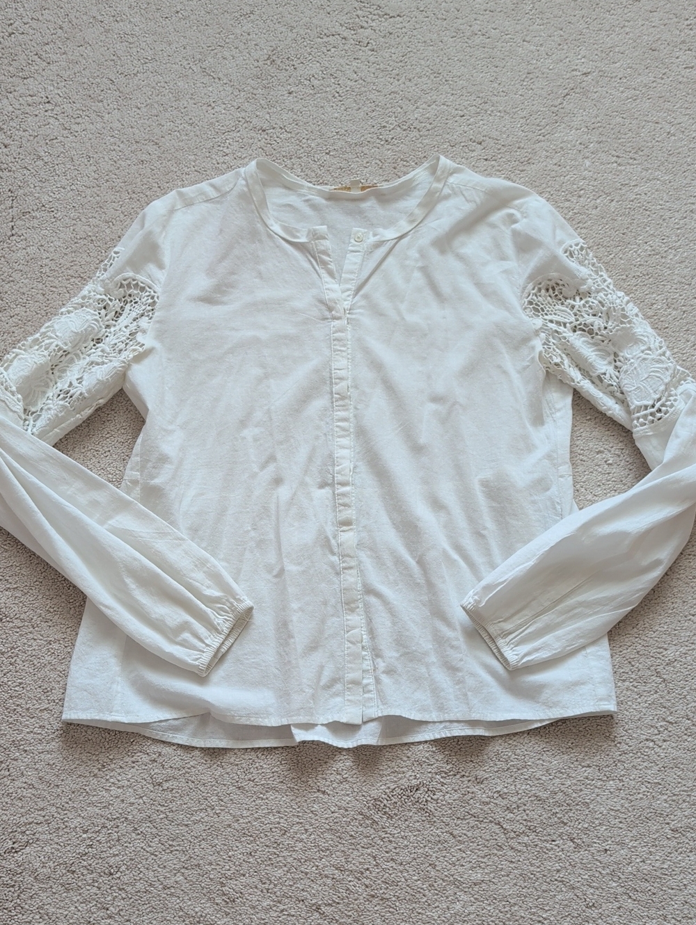 Maje Long Sleeve Button Down Blouse Size 2